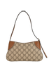 GG Small Shoulder Bag, &pound;720, Handbags, Brown, Canvas/Leather, Back view
